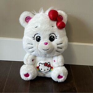 Care Bears Hello Kitty Loves Cheer Bear Plush